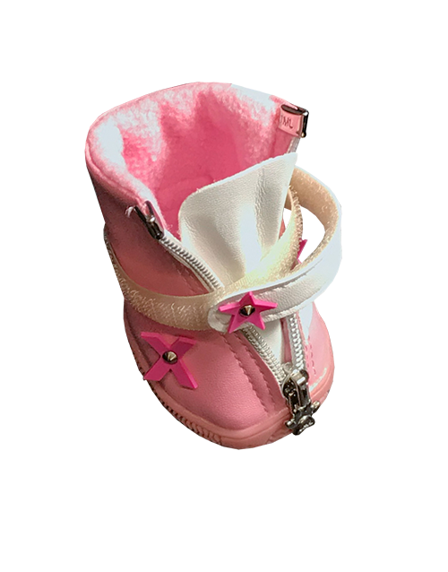 Breast Cancer Awareness Dog Boots